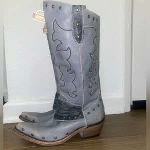 Shyanne Cowboy Cowgirl Boots Size 7 Baby Blue